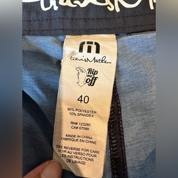 Travis Mathew American Flag Swim Trunks - Picture 7 of 9